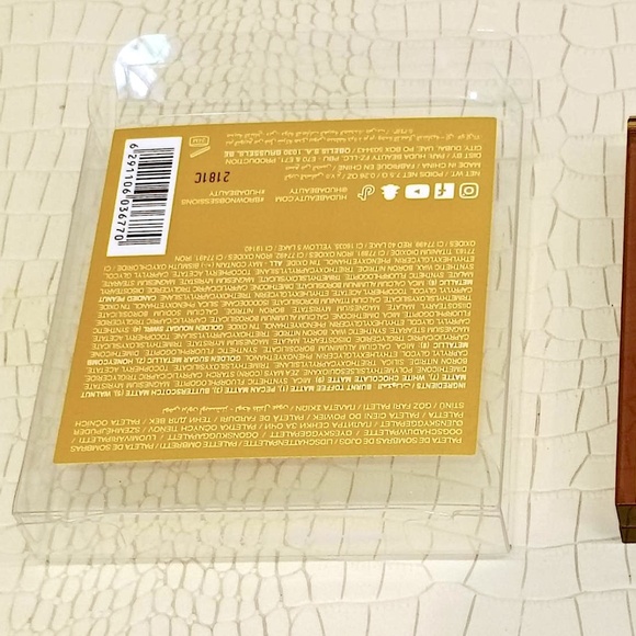 Brand New Huda Beauty Toffee Brown Obsessions Eyeshadow Palette (NIB) - Picture 6 of 6